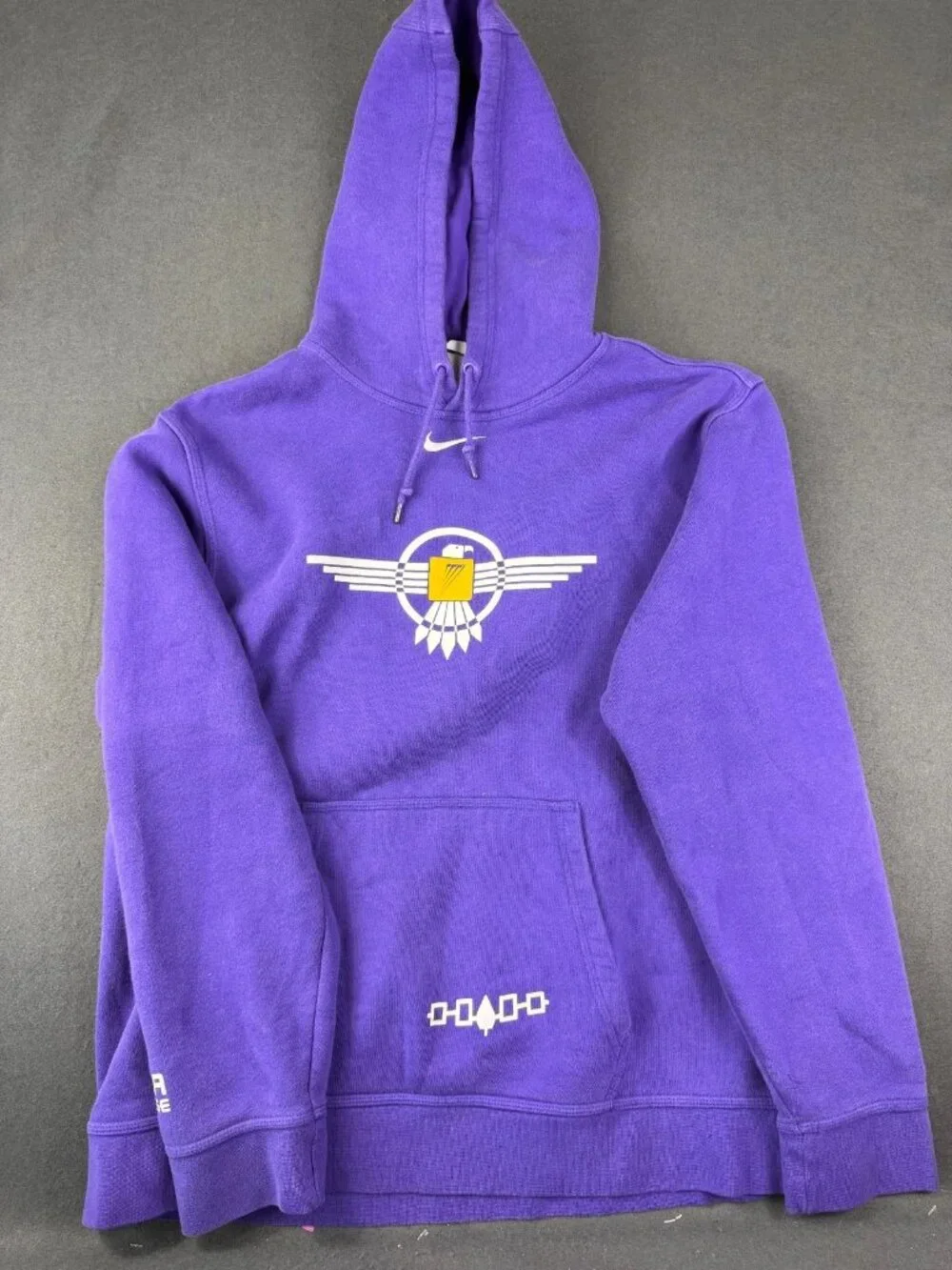 Nike Mens Purple Phoenix Suns OVO Collaboration Sweatshirt NBA Team Apparel L